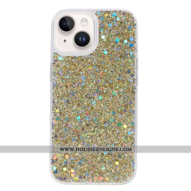 Coque iPhone 15 Plus Paillettes