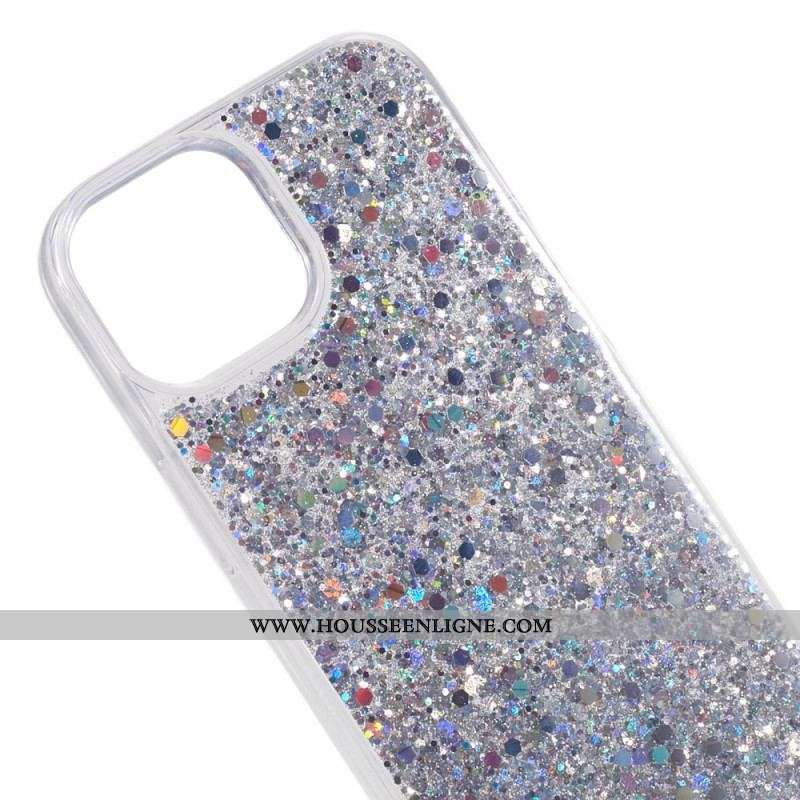 Coque iPhone 15 Plus Paillettes