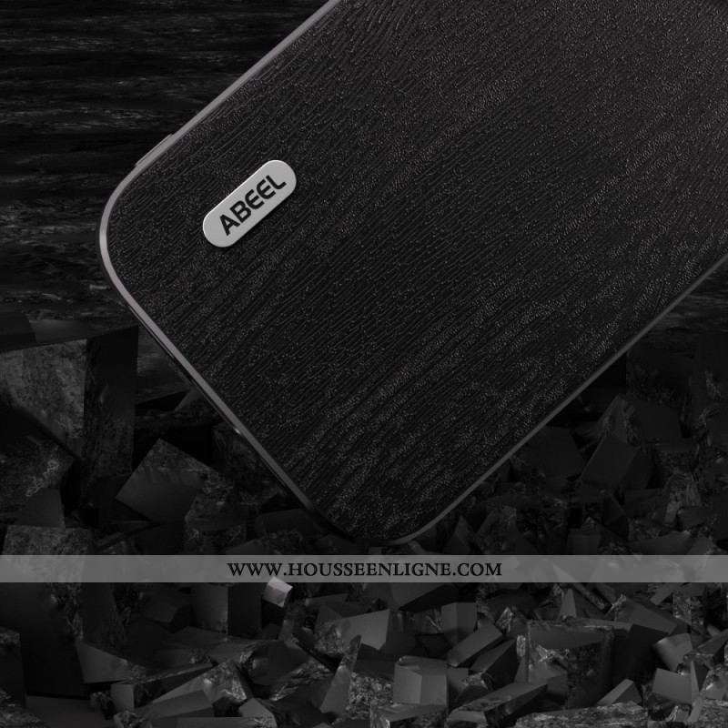 Coque iPhone 15 Plus Stylée Bois ABEEL