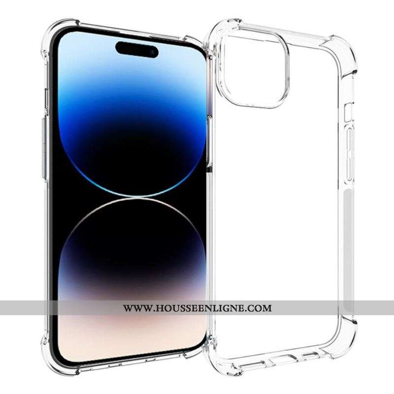 Coque iPhone 15 Plus Transparente Coins Renforcés