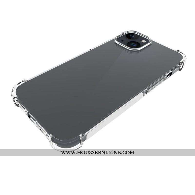Coque iPhone 15 Plus Transparente Coins Renforcés