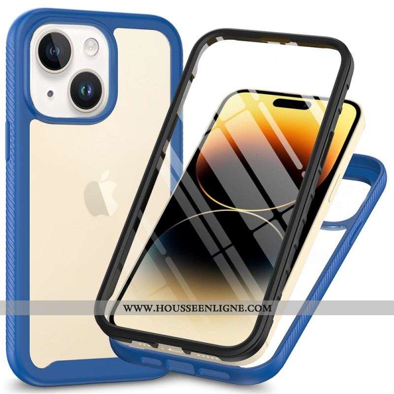 Coque iPhone 15 Plus Transparente avec Film pour Écran
