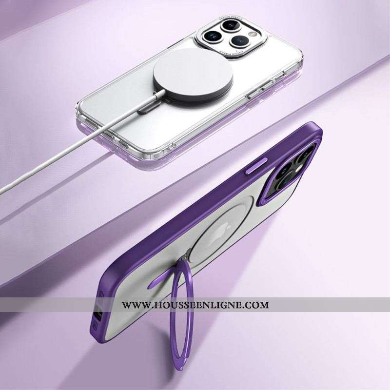 Coque iPhone 15 Pro Compatible Magsafe avec Suppport