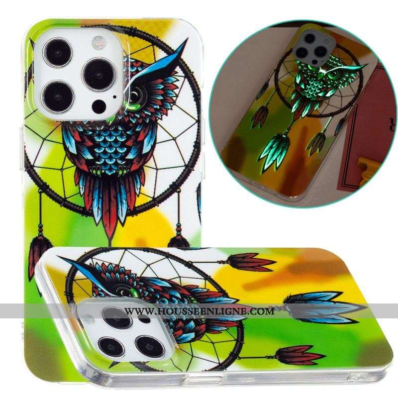 Coque iPhone 15 Pro Fluorescente Attrape Rêves