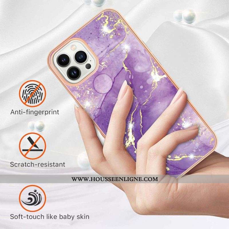 Coque iPhone 15 Pro Marbre