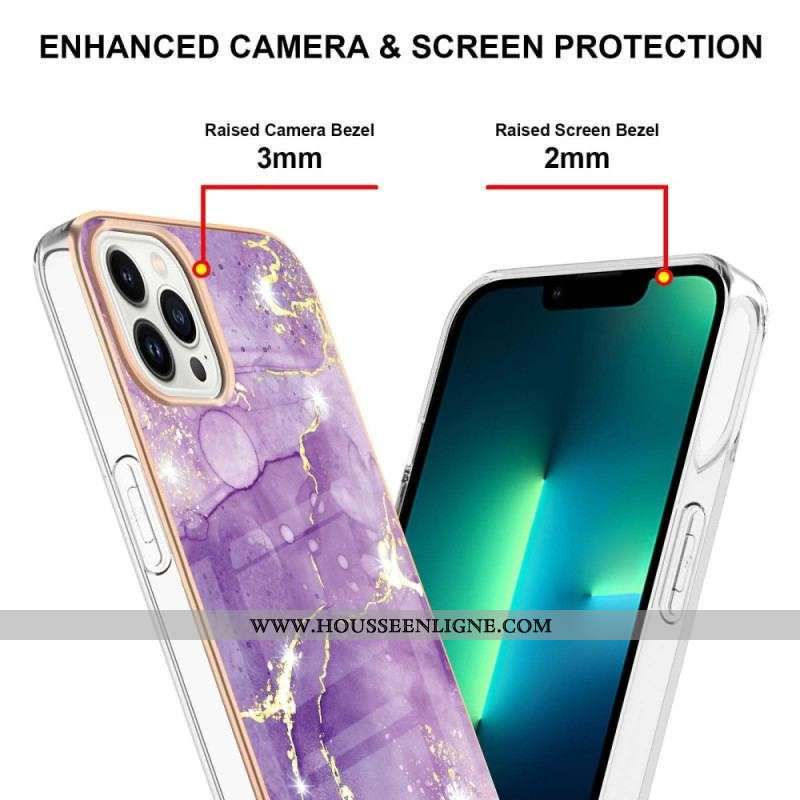 Coque iPhone 15 Pro Marbre
