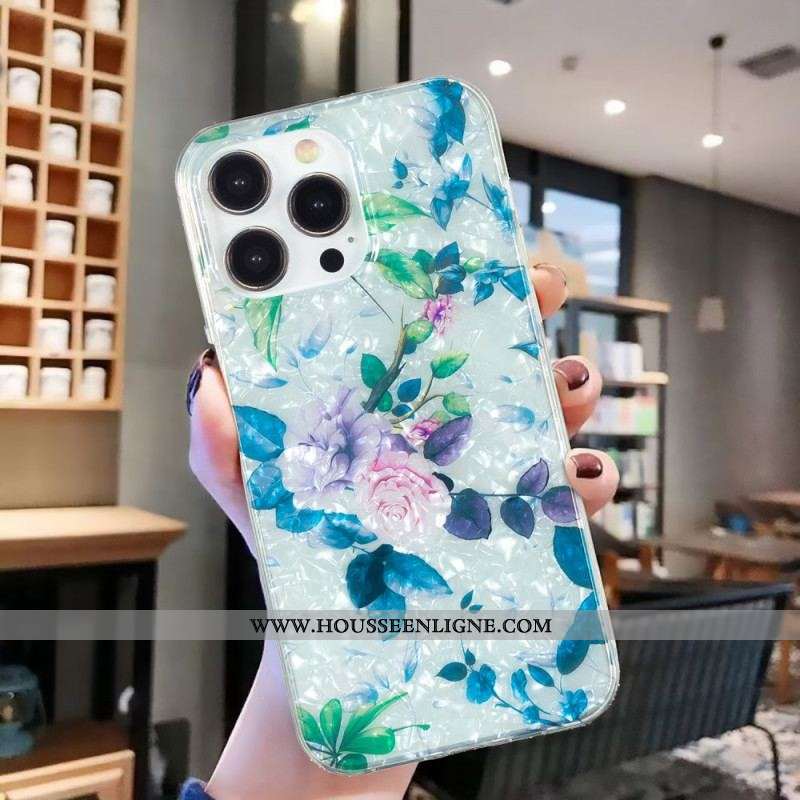 Coque iPhone 15 Pro Max Florale