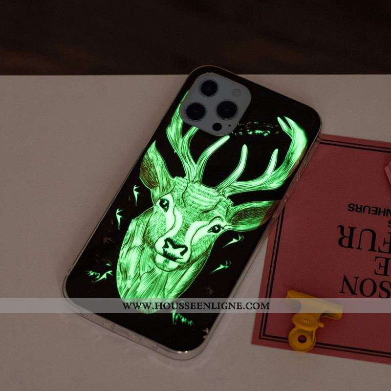 Coque iPhone 15 Pro Max Fluorescente Cerf
