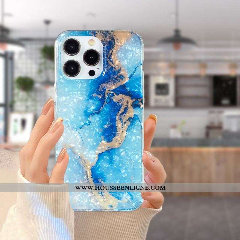 Coque iPhone 15 Pro Max Marbre Coloré