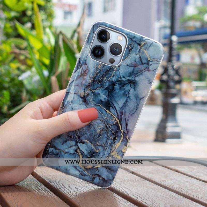 Coque iPhone 15 Pro Max Marbre Intense