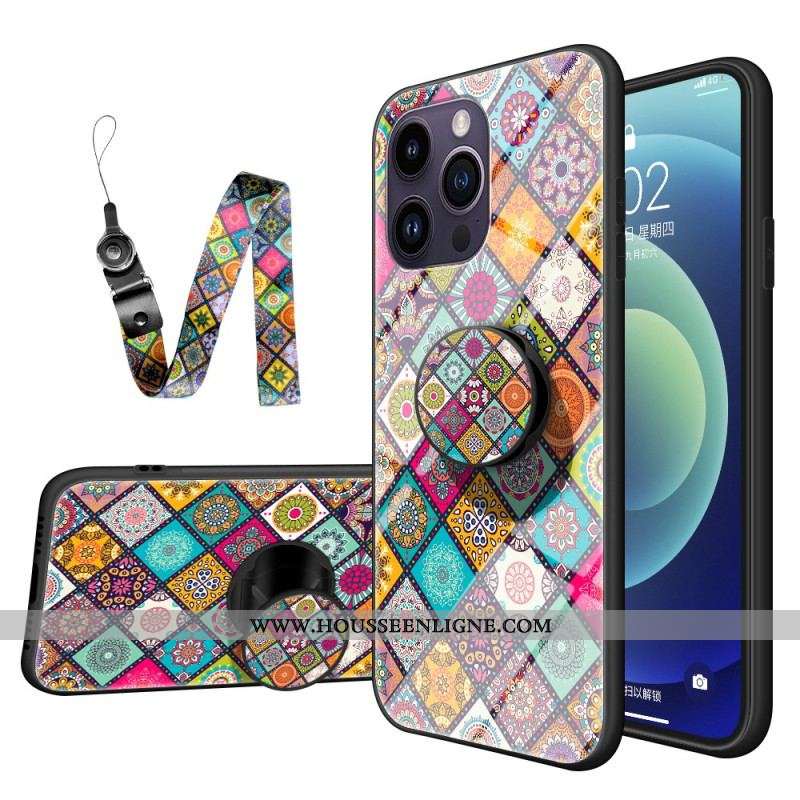 Coque iPhone 15 Pro Max Patchwork