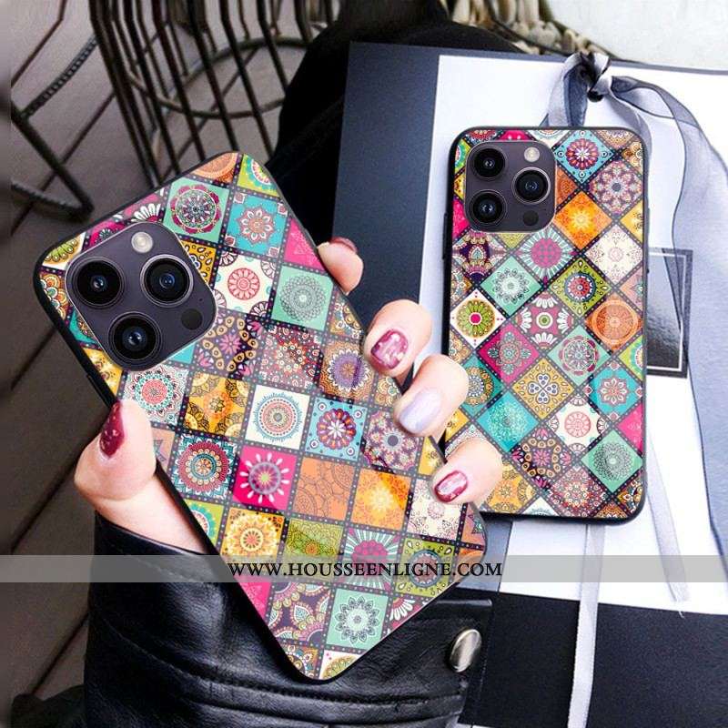 Coque iPhone 15 Pro Max Patchwork
