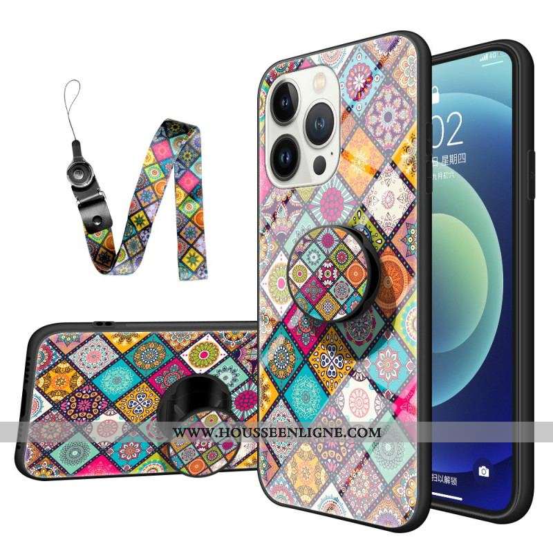 Coque iPhone 15 Pro Patchwork