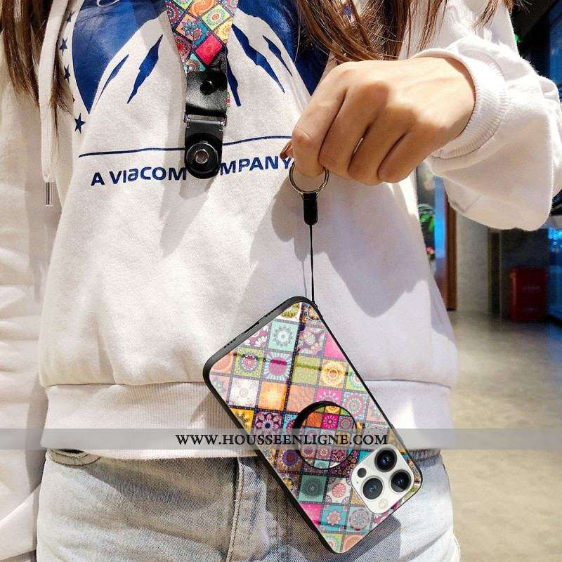 Coque iPhone 15 Pro Patchwork