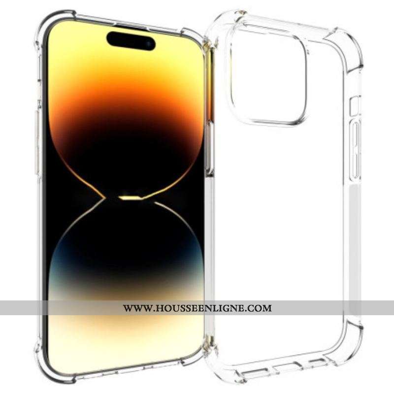 Coque iPhone 15 Pro Transparente avec Coins Renforcés