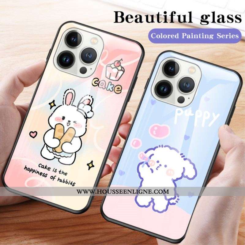 Coque iPhone 15 Pro Verre Trempé Aerospace Rabbit