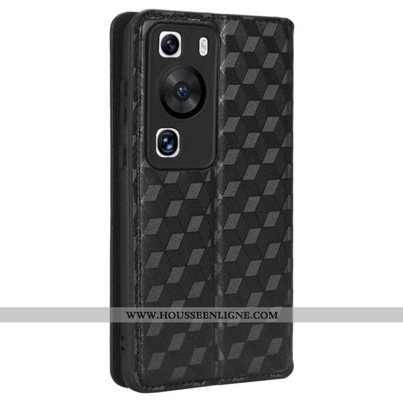 Flip Cover Huawei P60 Pro Motif 3D