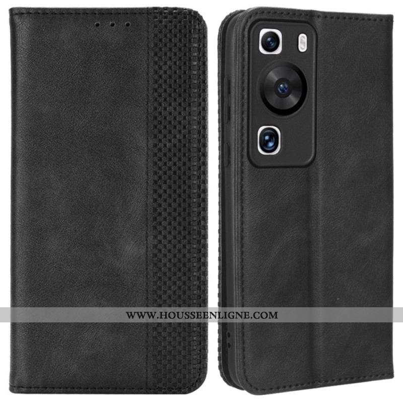 Flip Cover Huawei P60 Pro Style Cuir Stylisé