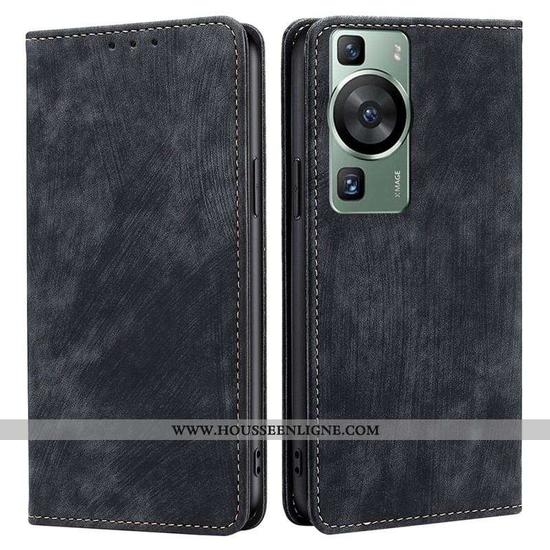 Flip Cover Huawei P60 Pro Série Vintage