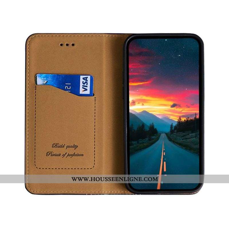 Flip Cover Xiaomi Redmi Note 11 Pro / Note 11 Pro 5G Effet Cuir Texturé