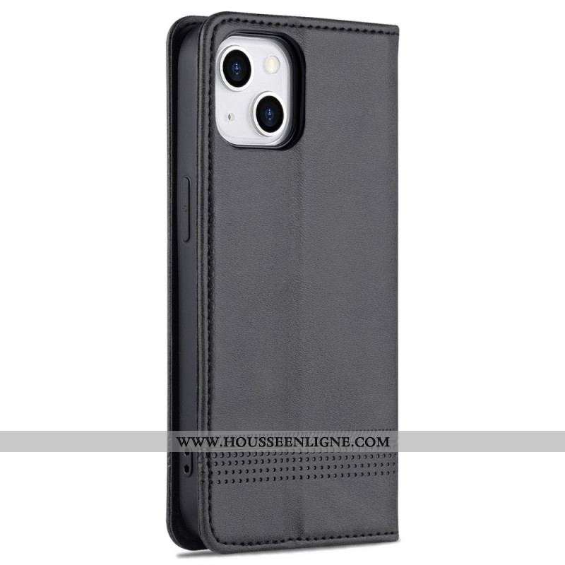 Flip Cover iPhone 15 Effet Cui AZNS