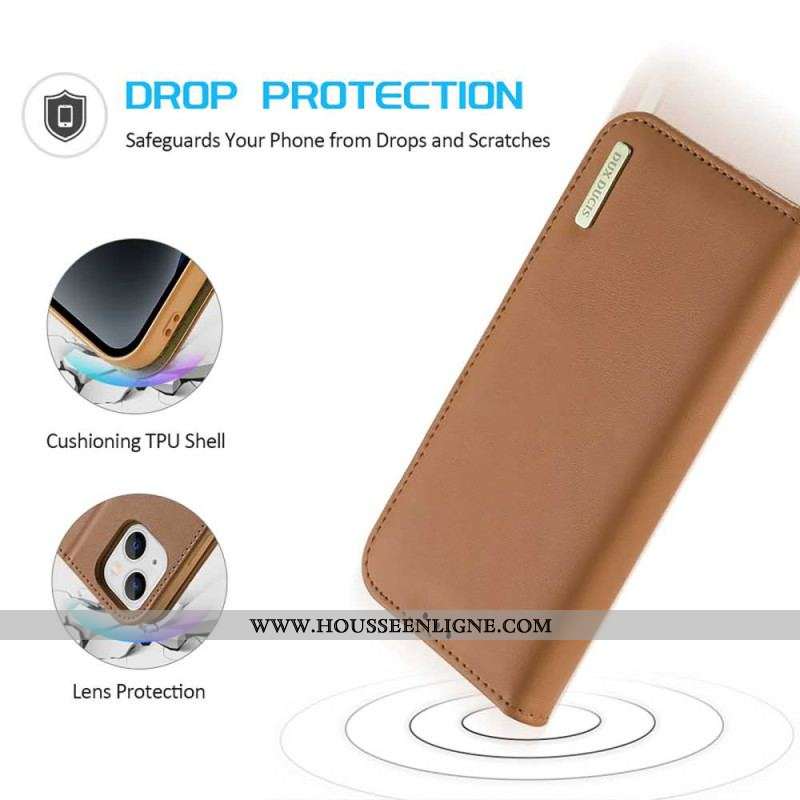 Flip Cover iPhone 15 Plus Hivo Series DUX DUCIS