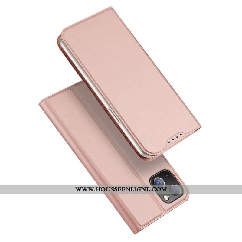 Flip Cover iPhone 15 Plus Skin-Pro series Dux Ducis