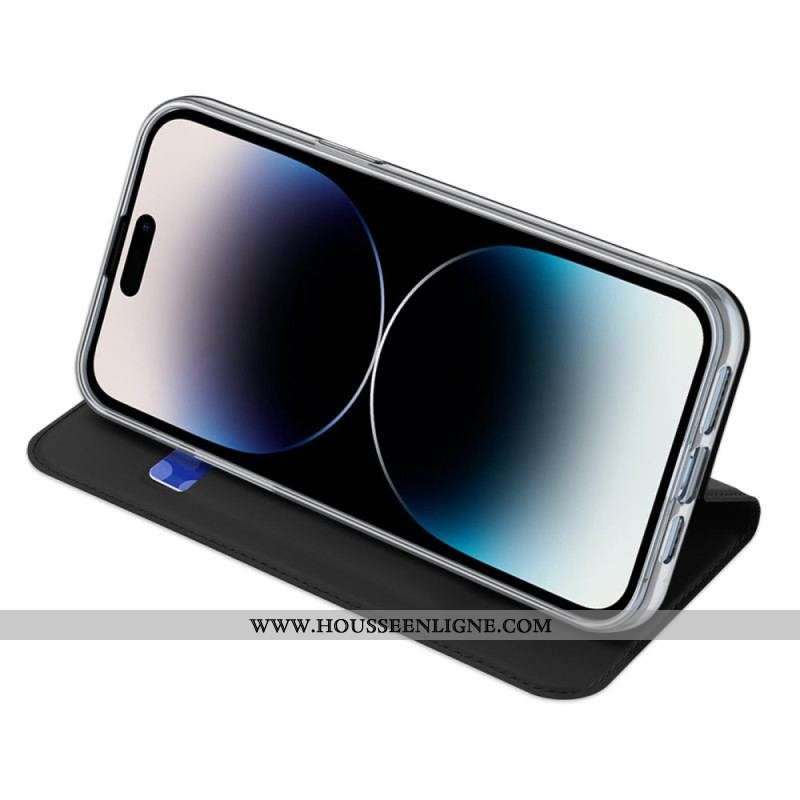 Flip Cover iPhone 15 Pro Max Skin Pro Series Dux Ducis