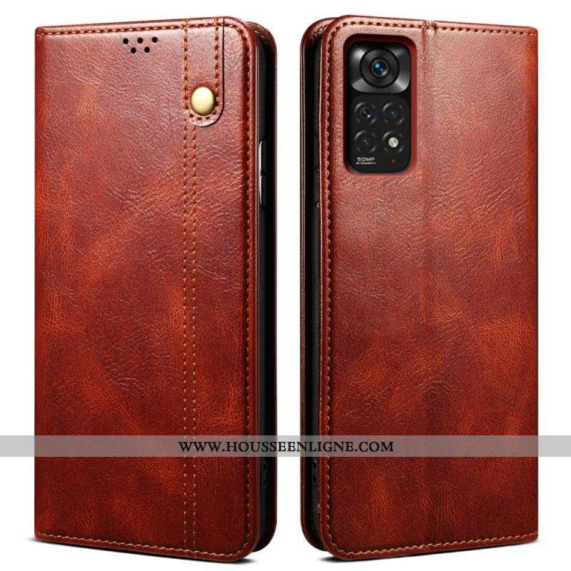 Flip Xiaomi Redmi Note 11 Pro / Note 11 Pro 5G Simili Cuir Ciré