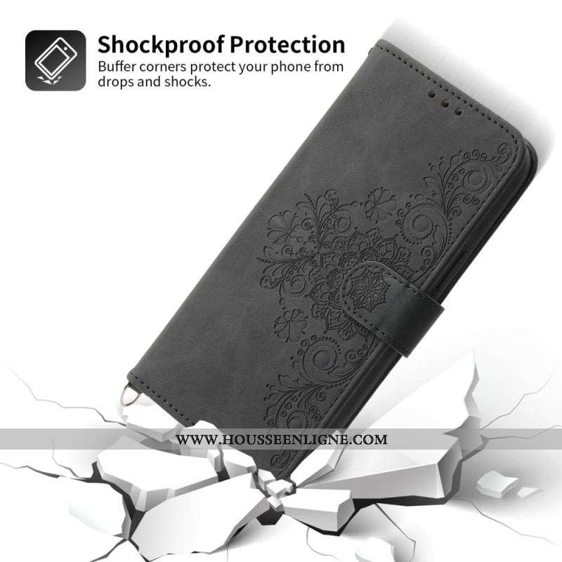 Housse Huawei P60 Pro Dentelle et Bandoulière