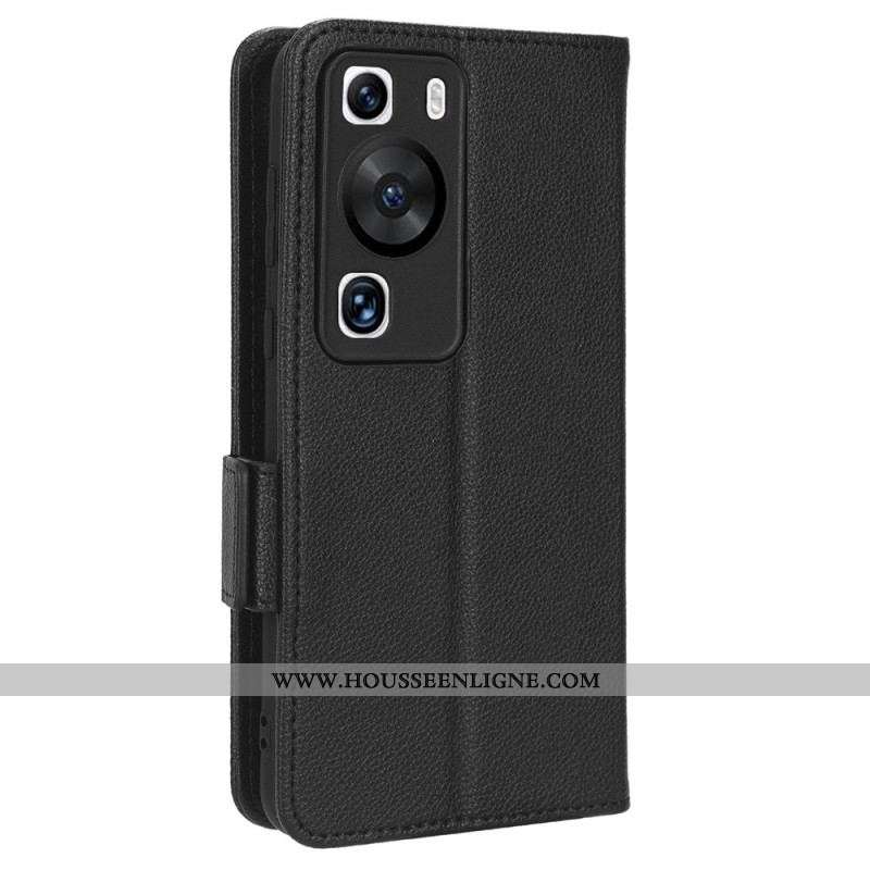 Housse Huawei P60 Pro Finesse Double Fermoir