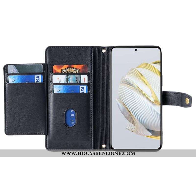 Housse Huawei P60 Pro Lanière et Bandoulière