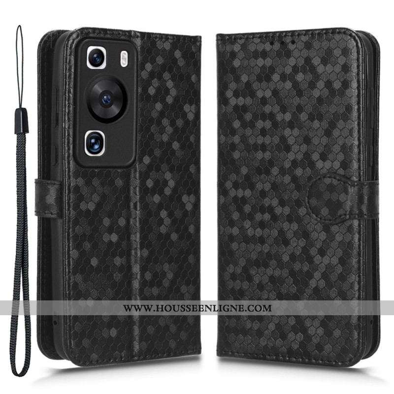Housse Huawei P60 Pro Motif 3D à Lanière