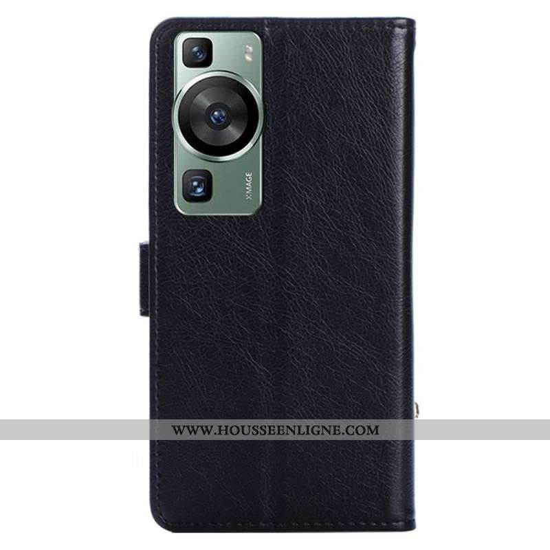 Housse Huawei P60 Pro Porte-Monnaie Zippé