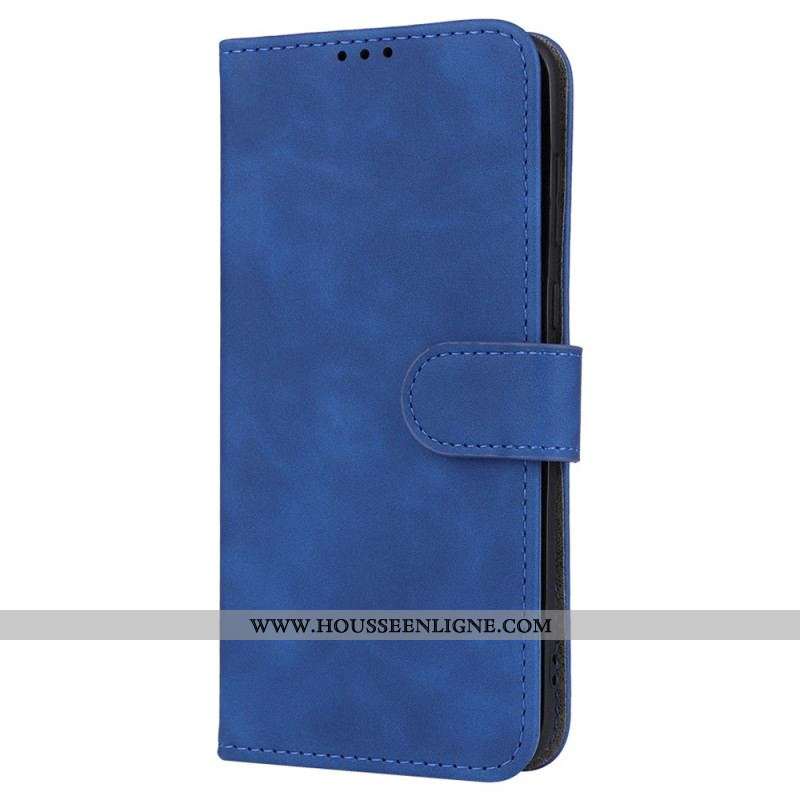 Housse Huawei P60 Pro Simili Cuir Uni à Lanière