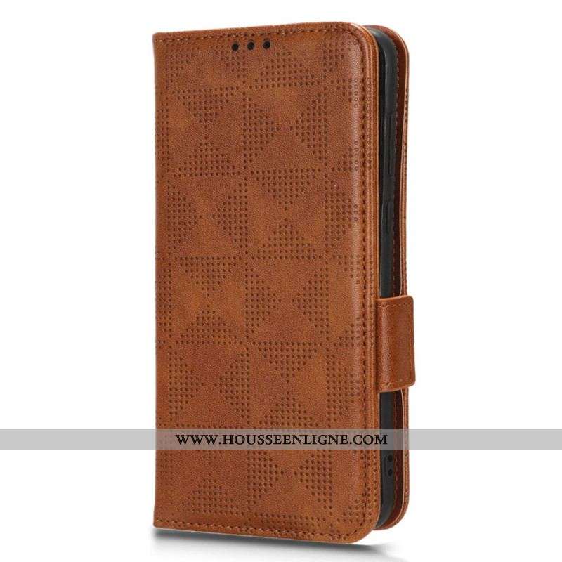 Housse Huawei P60 Pro Triangles avec Lanière