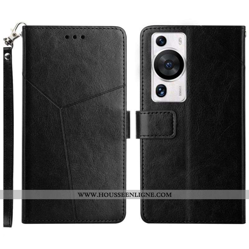 Housse Huawei P60 Pro Y Design à Lanière