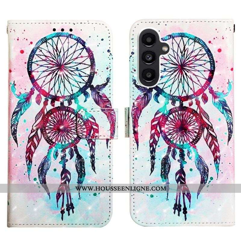 Housse Samsung Galaxy A14 5G / A14 Attrape Rêves à Lanière