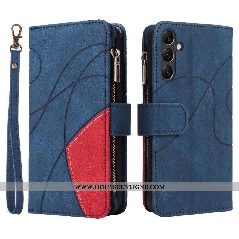 Housse Samsung Galaxy A14 5G / A14 Bicolore avec Porte-Monnaie