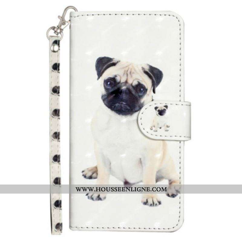 Housse Samsung Galaxy A14 5G / A14 Chien à Lanière