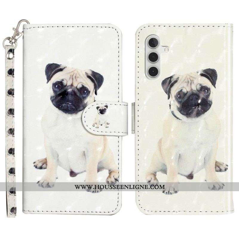 Housse Samsung Galaxy A14 5G / A14 Chien à Lanière