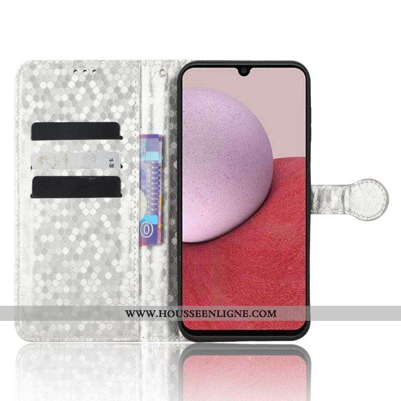 Housse Samsung Galaxy A14 5G / A14 Motif 3D à Lanière