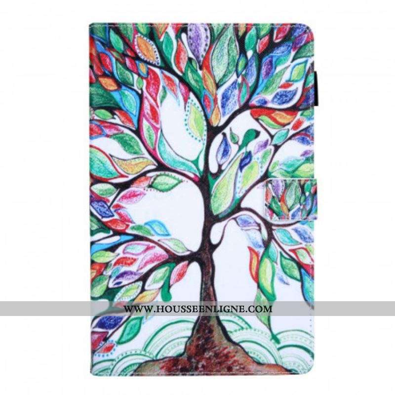 Housse Samsung Galaxy Tab A8 (2021) Arbre Multicolore