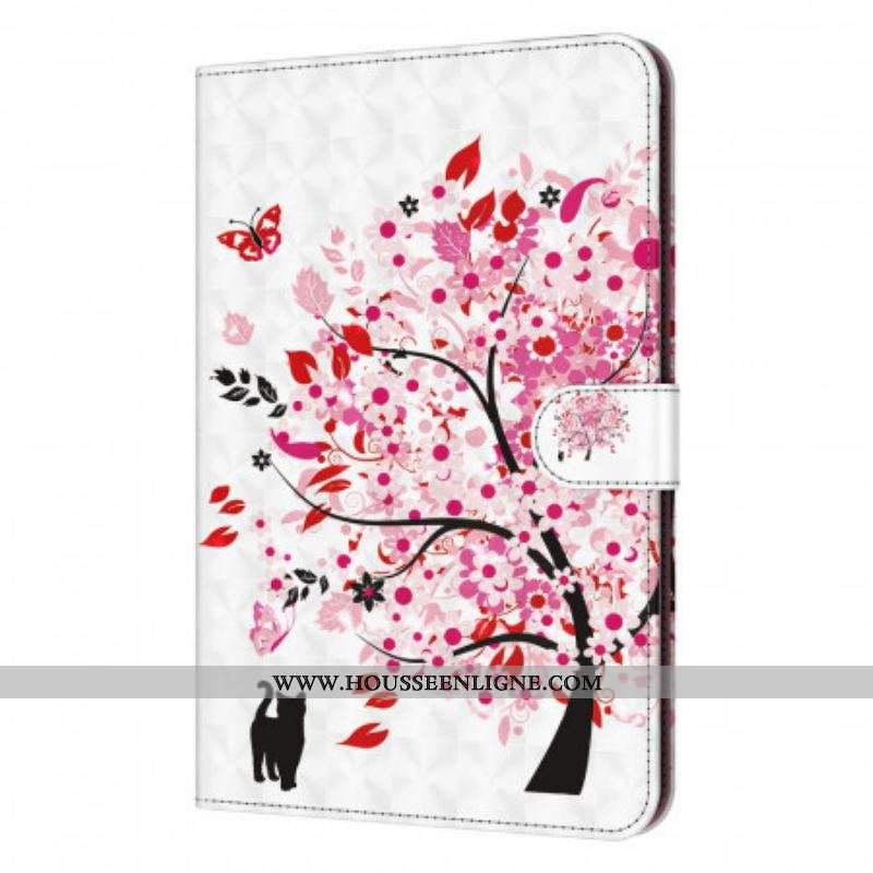 Housse Samsung Galaxy Tab A8 (2021) Arbre et Chat