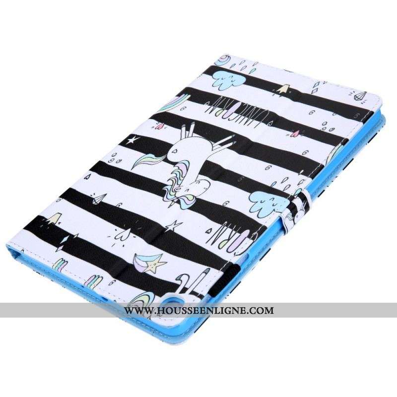 Housse Samsung Galaxy Tab A8 (2021) Licorne
