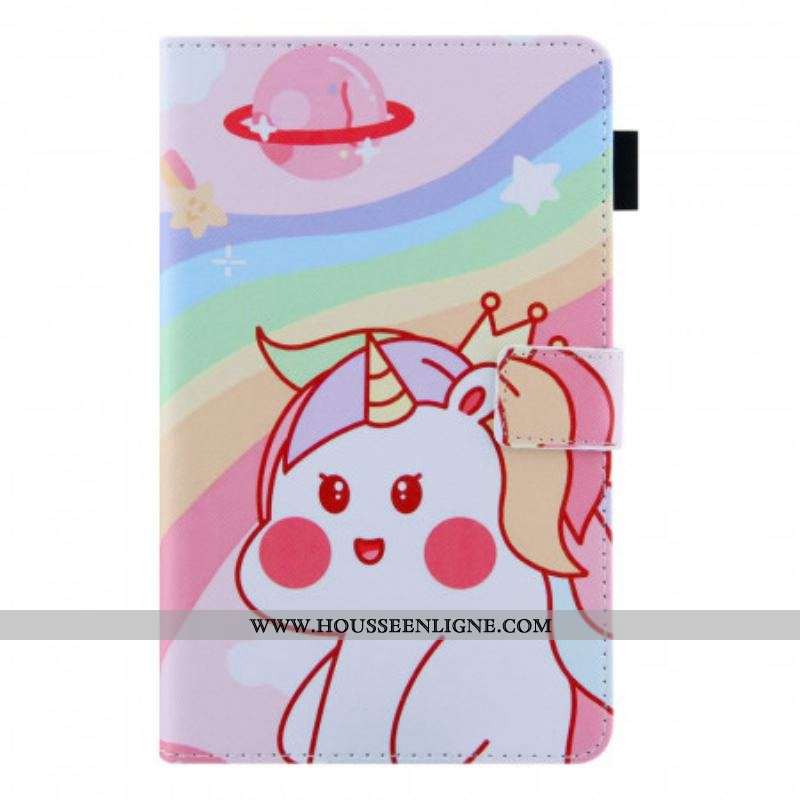 Housse Samsung Galaxy Tab A8 (2021) Mignonne Licorne