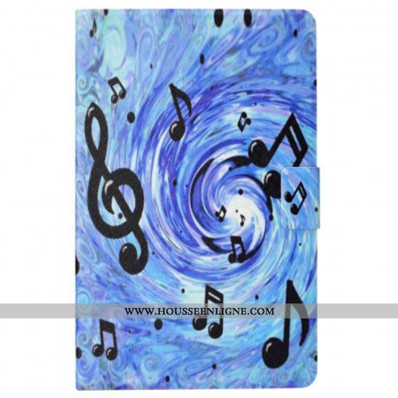 Housse Samsung Galaxy Tab A8 (2021) Notes de Musique