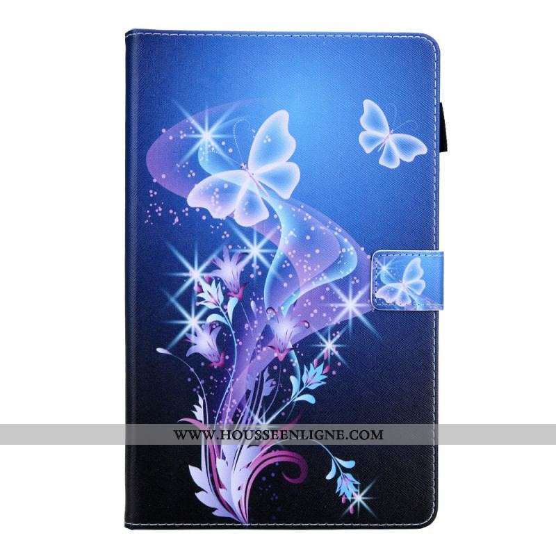 Housse Samsung Galaxy Tab A8 (2021) Papillons Colorés