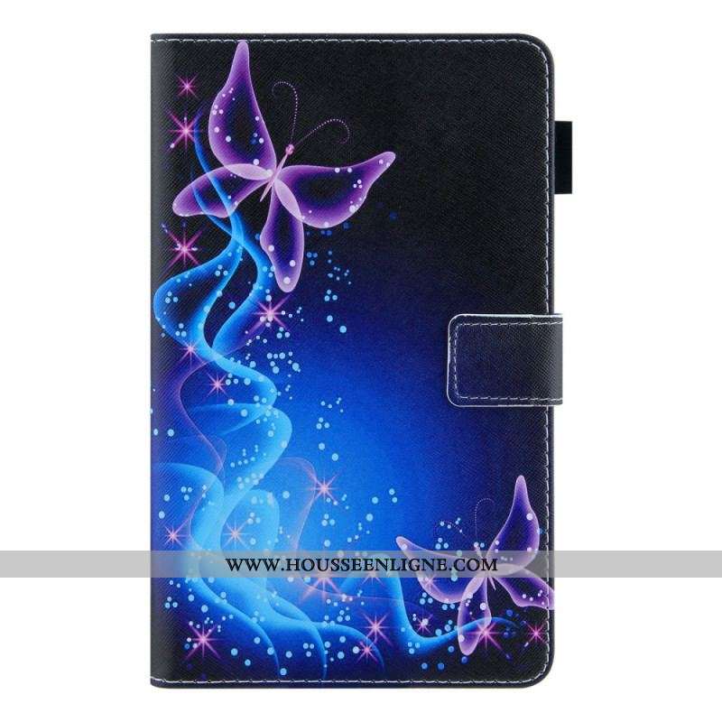 Housse Samsung Galaxy Tab A8 (2021) Papillons Colorés