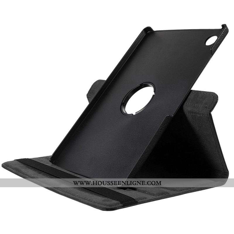 Housse Samsung Galaxy Tab A8 (2021) Rotative à Simili Cuir Litchi